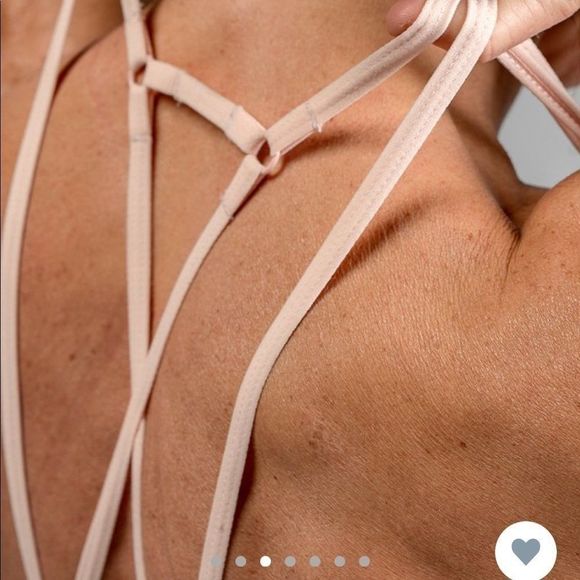 EUC Flag Nor Fail Tri Color bra sz med black blush - Picture 3 of 9